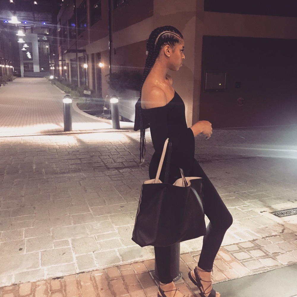 Day&Night Black Bell Sleeve Jumpsuit